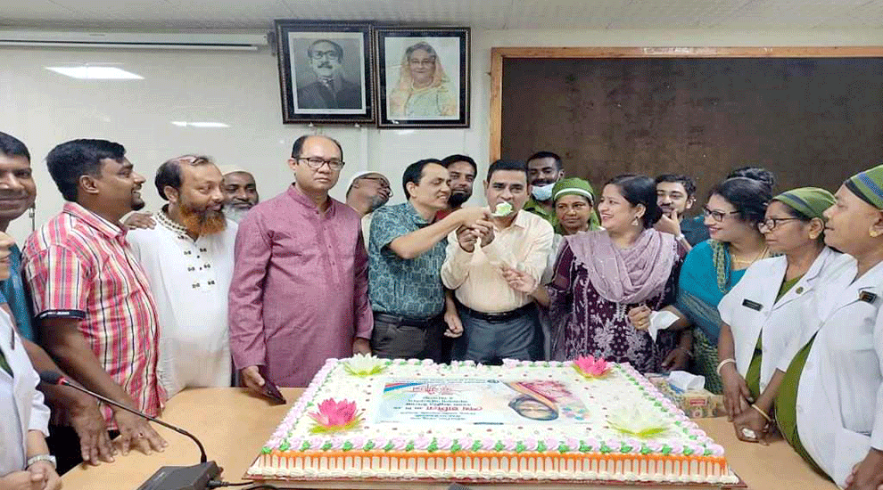 সিলেটে বিশাল কেক কেটে প্রধানমন্ত্রীর জন্মদিন পালন করলো বিএনএ