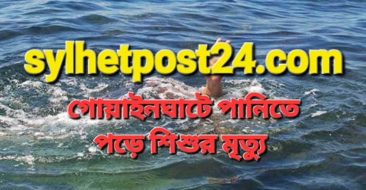 গোয়াইনঘাটে পানিতে পড়ে শিশুর মৃত্যু
