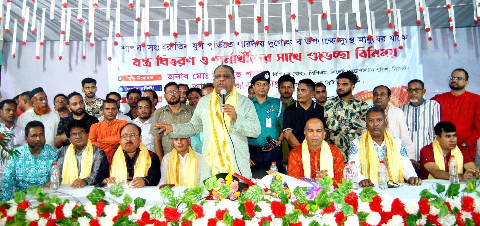 সিলেটে সম্প্রীতি  বিদ্যমান বলেই ধর্ম যার যার উৎসব সবার-আনোয়ারুজ্জামান চৌধুরী