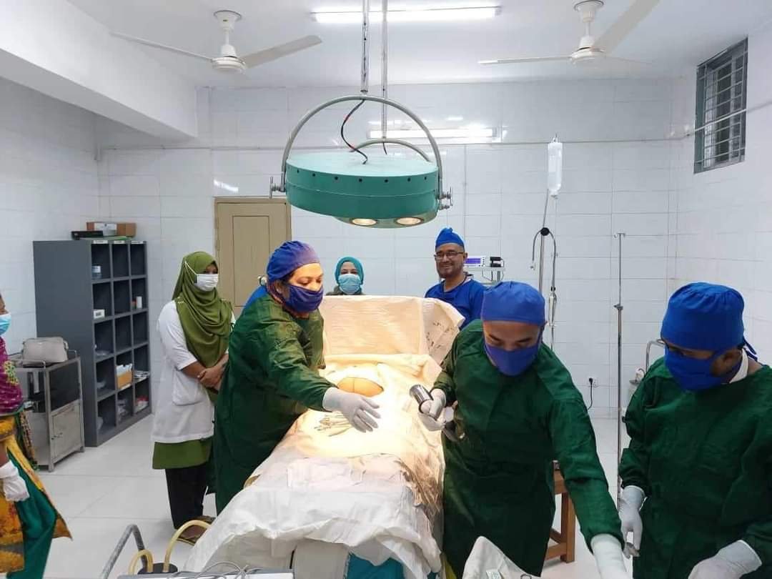 প্রতিষ্ঠার ৪০ বছর পর দোয়ারাবাজার হাসপাতালে  প্রথম সিজারিয়ান অপারেশন
