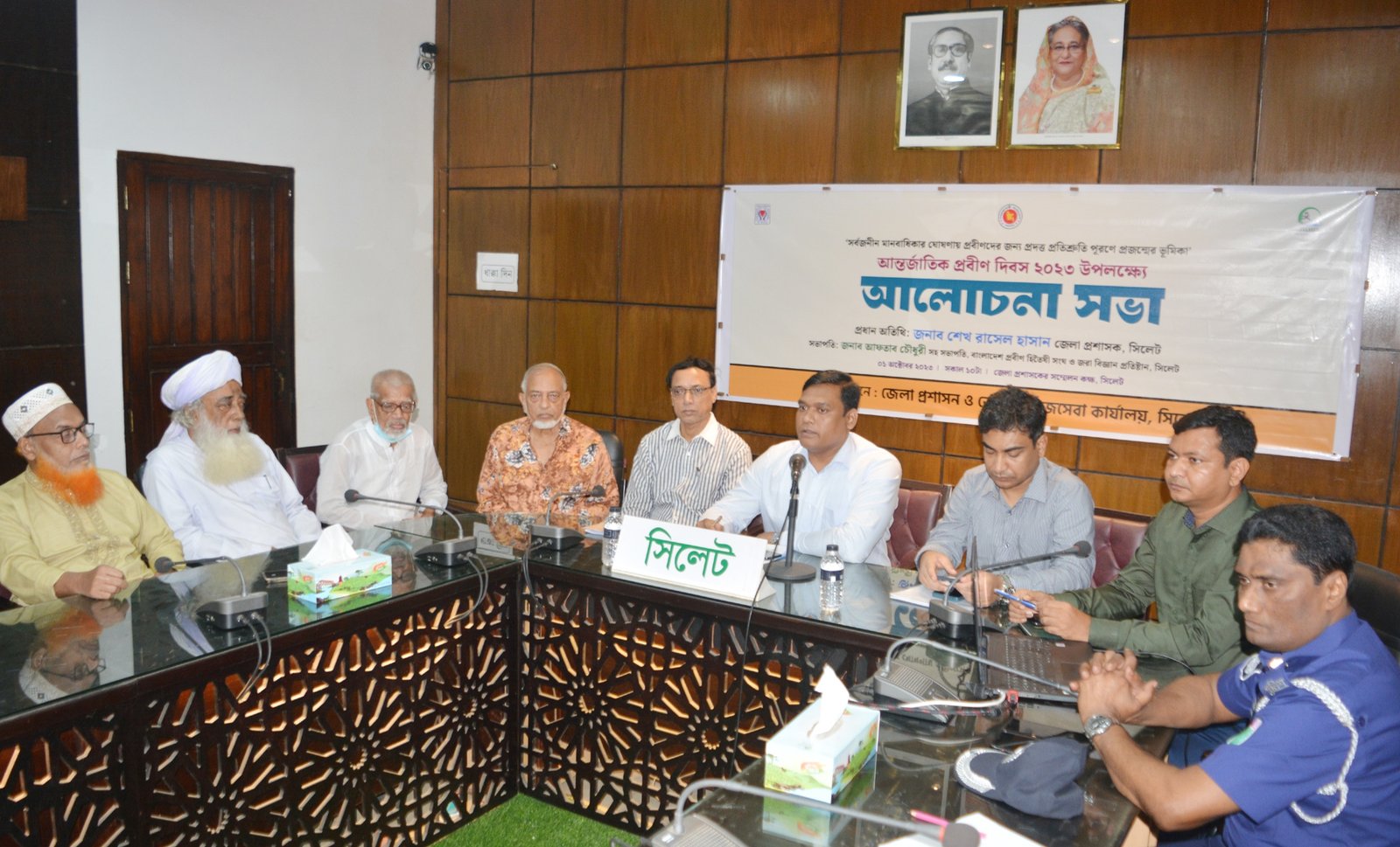 প্রবীণের বুদ্ধি নবীনের শক্তির সমন্বয়ে সমাজের অন্যায় অবিচার দূর করতে হবে-জেলা প্রশাসক শেখ রাসেল হাসান