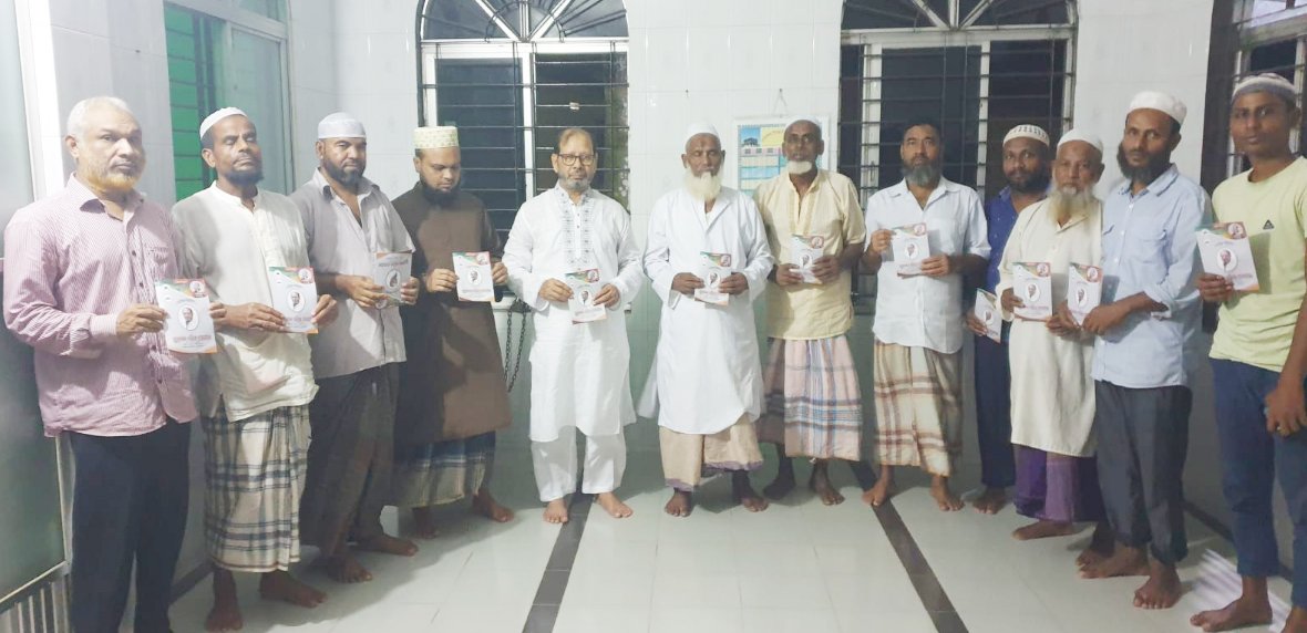 সিলেট-৩ আসনে নৌকা প্রত্যাশী মনির হোসাইনের মতবিনিময়
