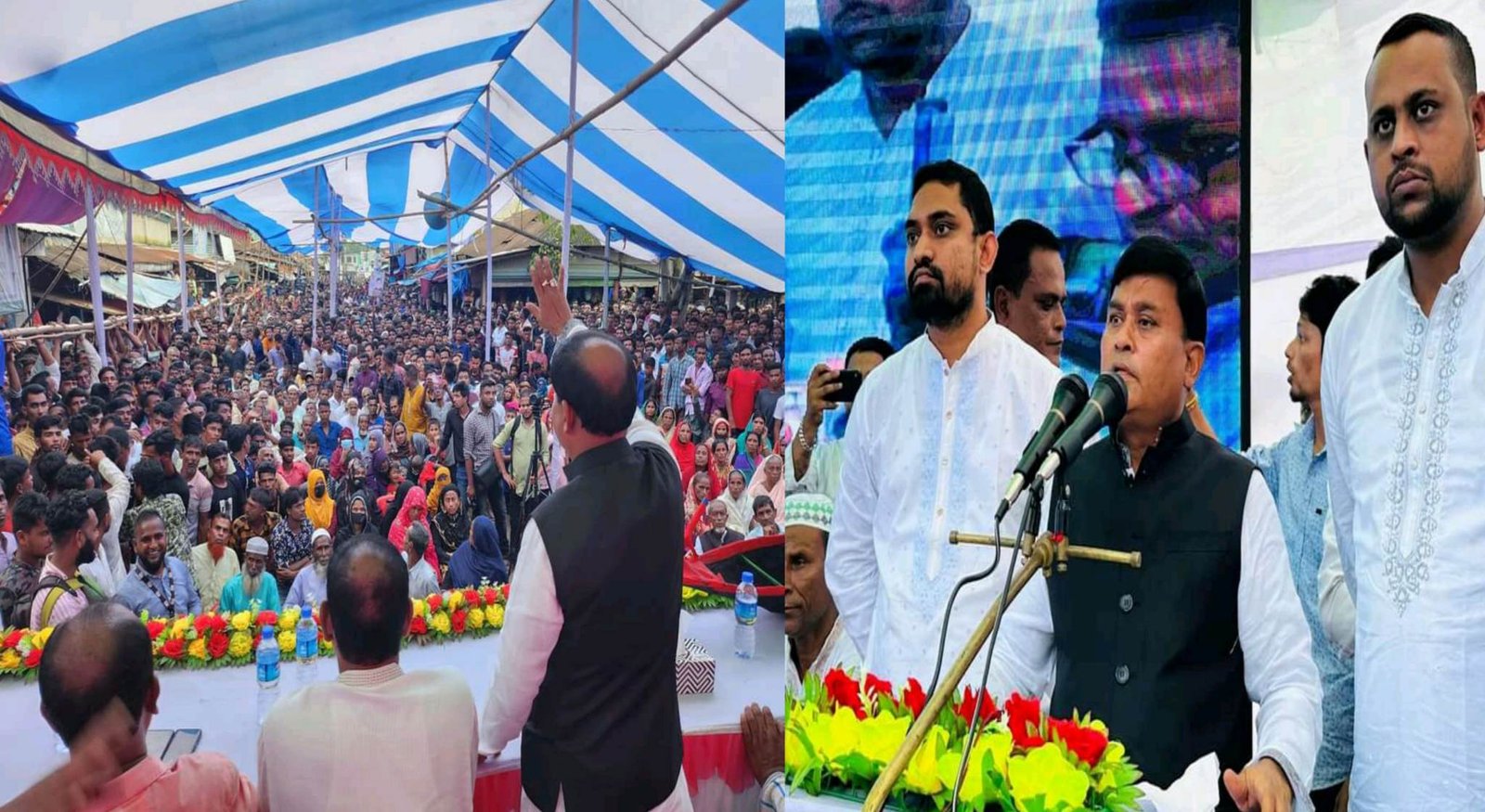 তাহিরপুরে আওয়ামী লীগের উন্নয়ন প্রচারে জনসভা