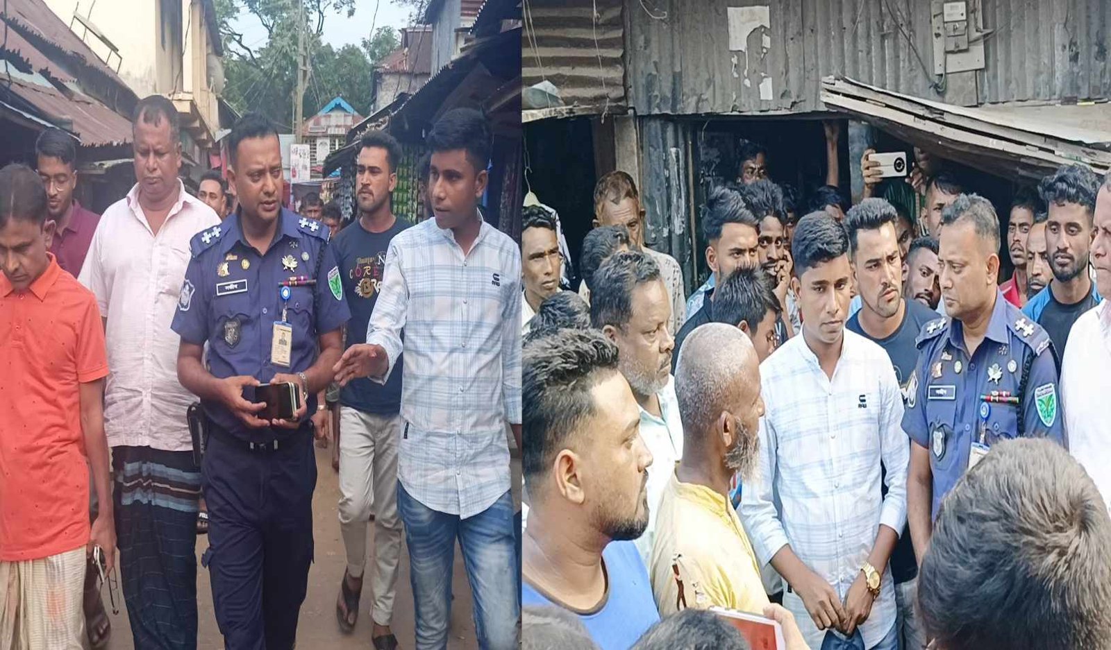 জুয়া-মাদক বন্ধে অভিযানে তাহিরপুর থানা পুলিশ