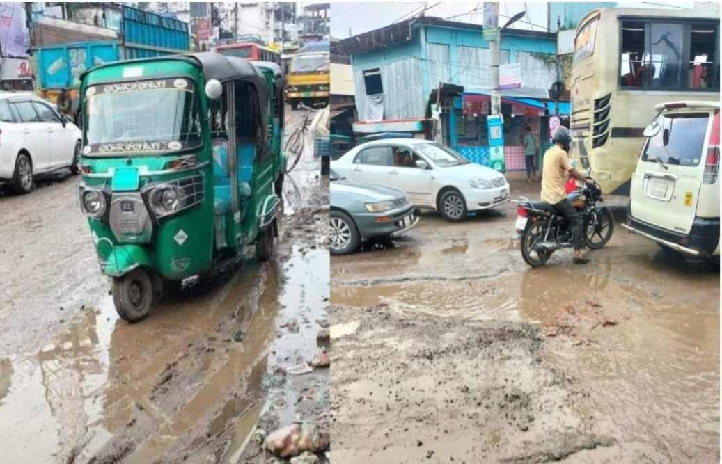 ওসমানীনগরে মহাসড়কে জন দুর্ভোগ চরমে