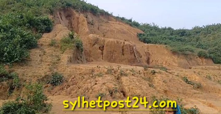 সিলেট নগরীতে তিন দশকে ৫০ ভাগ টিলা ধ্বংস