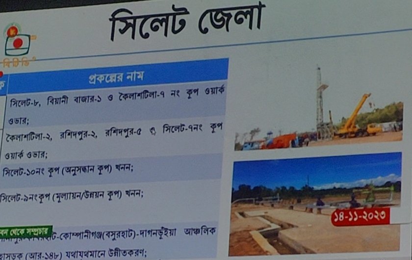 সিলেট গ্যাস ফিল্ডস লি:’র বিভিন্ন উন্নয়ন প্রকল্প উদ্বোধন করেন প্রধানমন্ত্রী শেখ হাসিনা