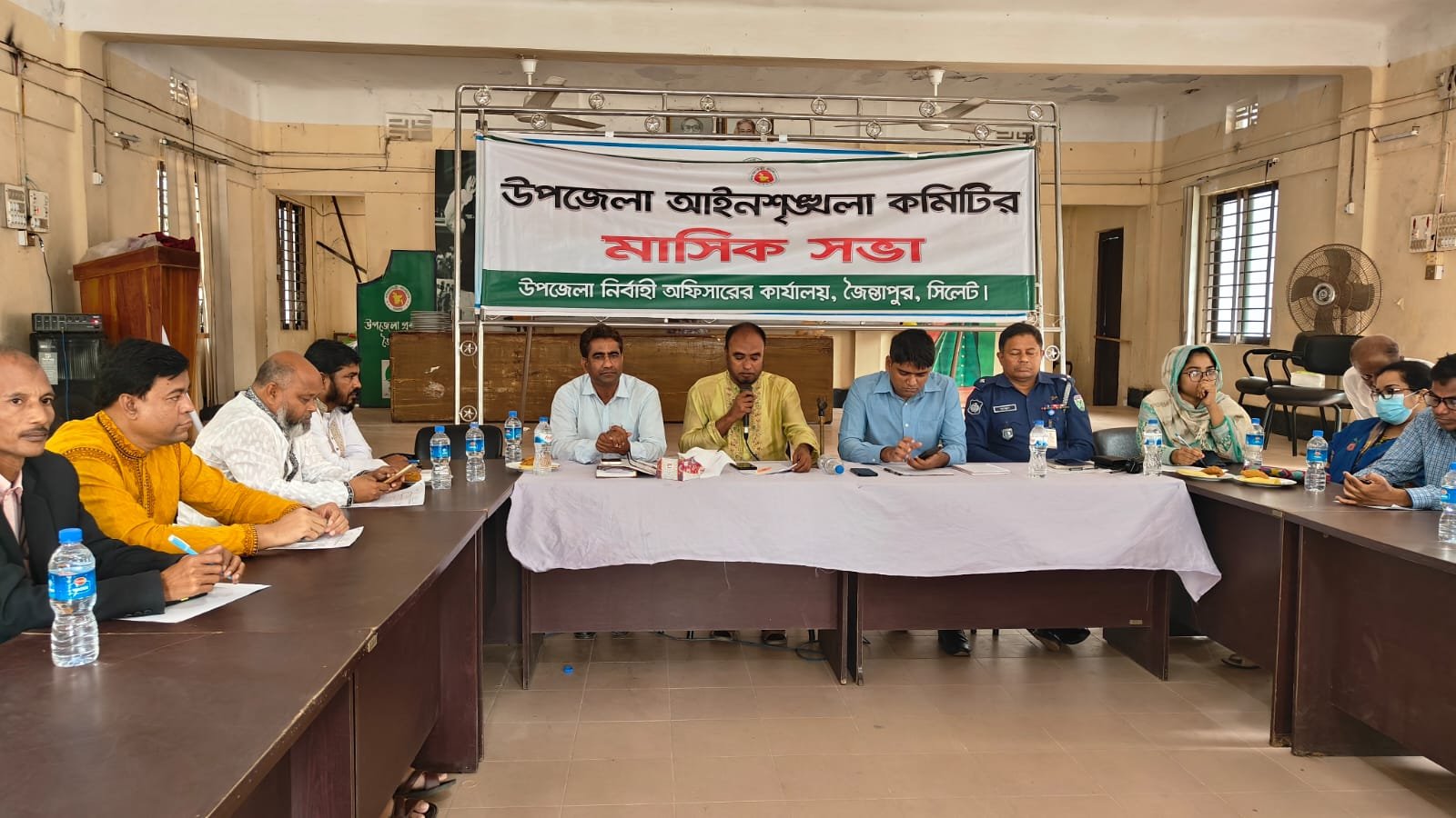 জৈন্তাপুরে আইনশৃঙ্খলা কমিটি ও মাসিক উন্নয়ন সভা অনুষ্ঠিত