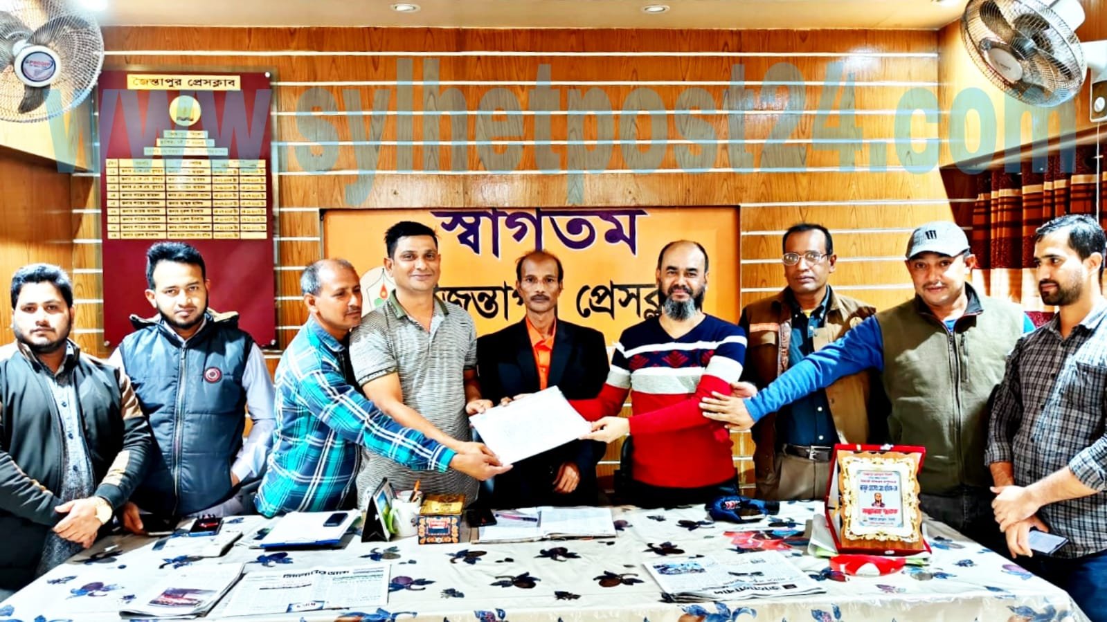 জৈন্তাপুর প্রেসক্লাবের নতুন কমিটি’র দায়িত্ব গ্রহন