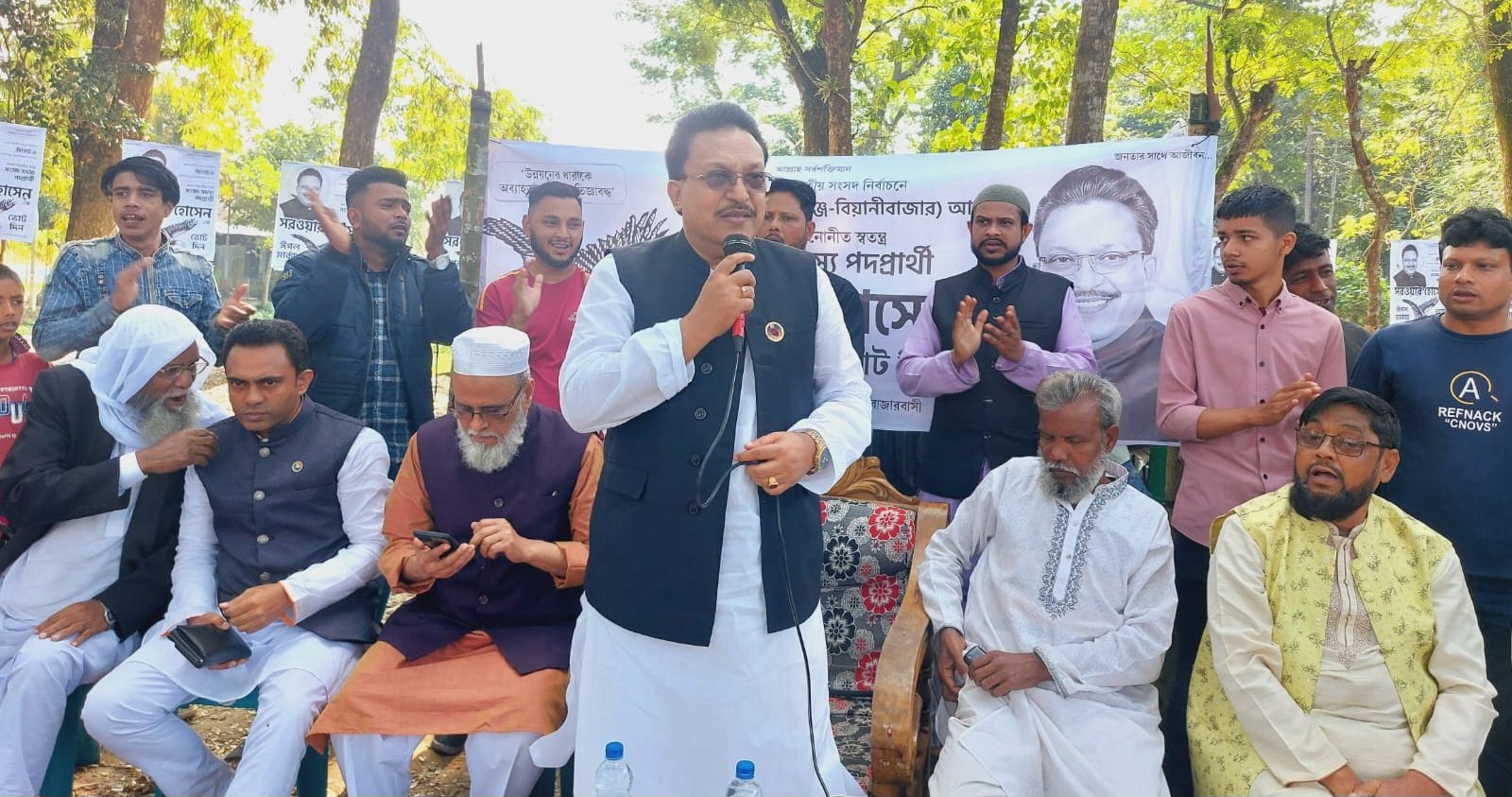 মানুষ আমায় ভোট দিতে যে উৎসাহ উদ্দীপনা দেখাচ্ছে তা কল্পনাও করিনি-সরওয়ার হোসেন