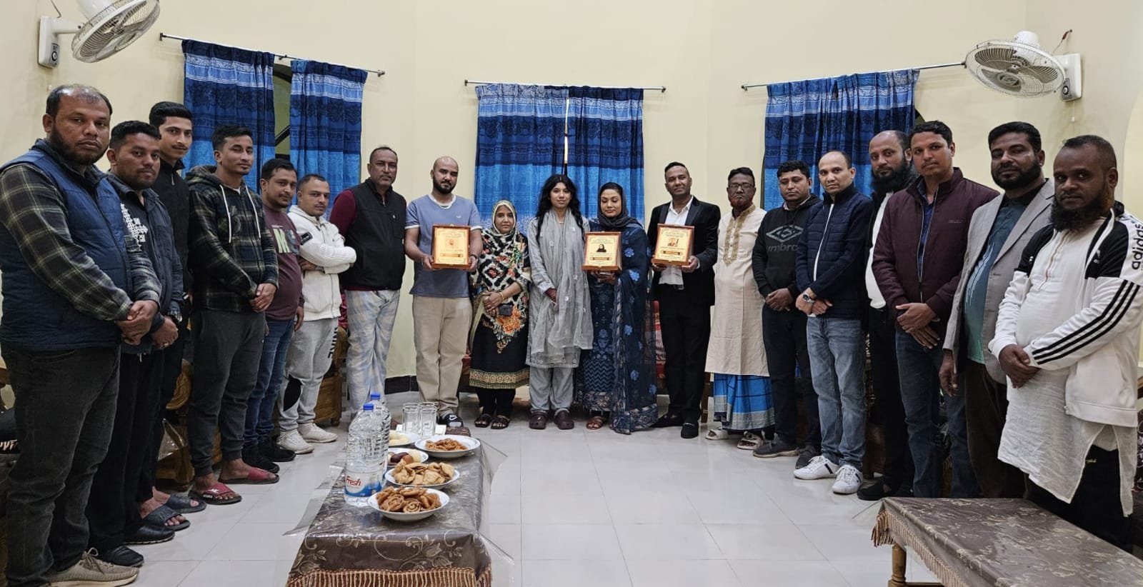 আদর্শ উচ্চ বিদ্যালয় রুস্তমপুরের পুনর্মিলনীতে আফতর আলীর পরিবারের অনুদান ঘোষণা