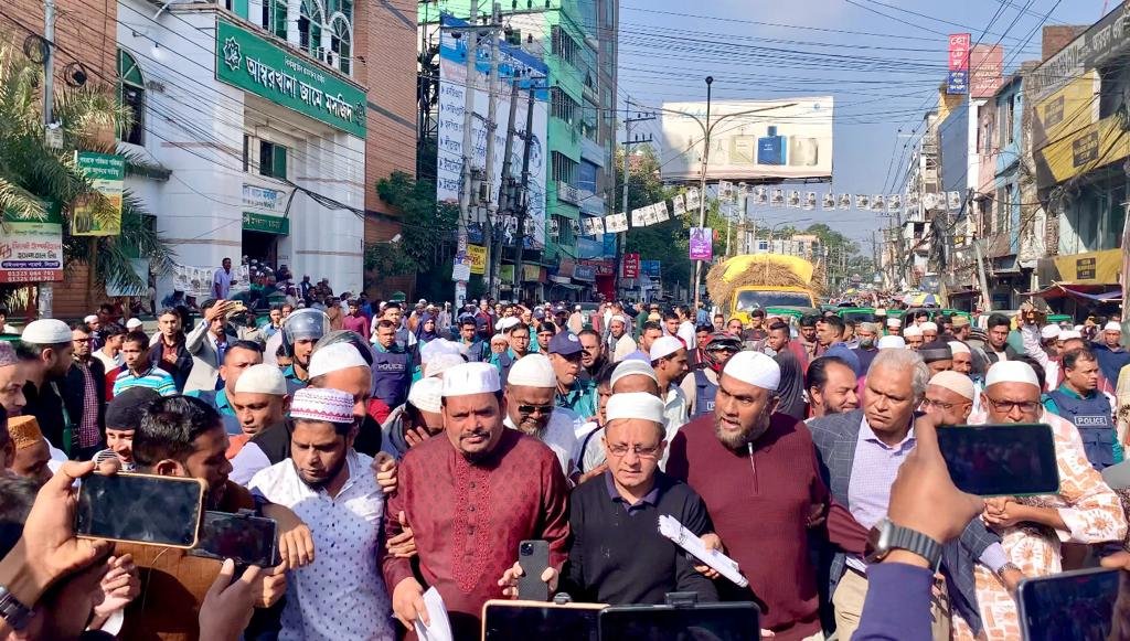 সিলেটে বিএনপির মিছিলে পুলিশের হামলা, আটক ৪