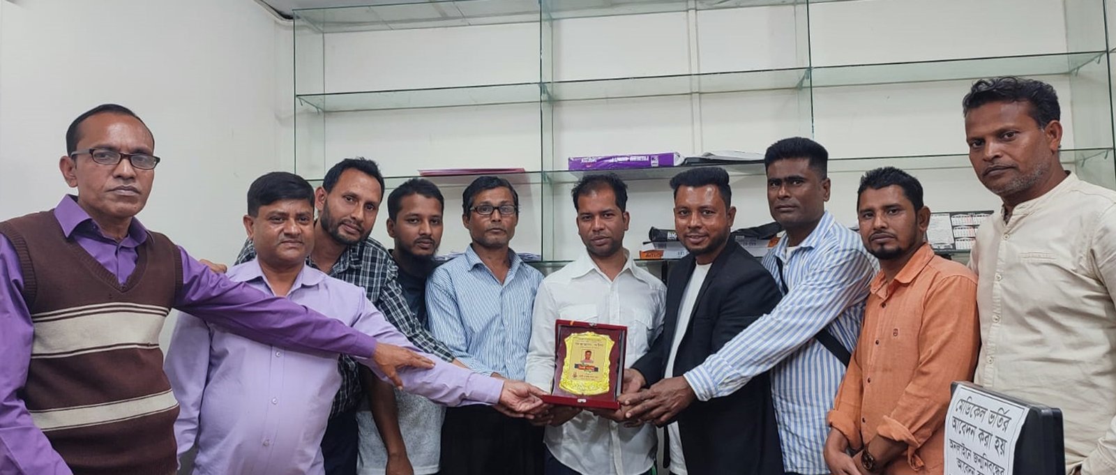ফয়ছল খাঁনের যুক্তরাজ্য যাত্রা উপলক্ষে সংবর্ধনা প্রদান