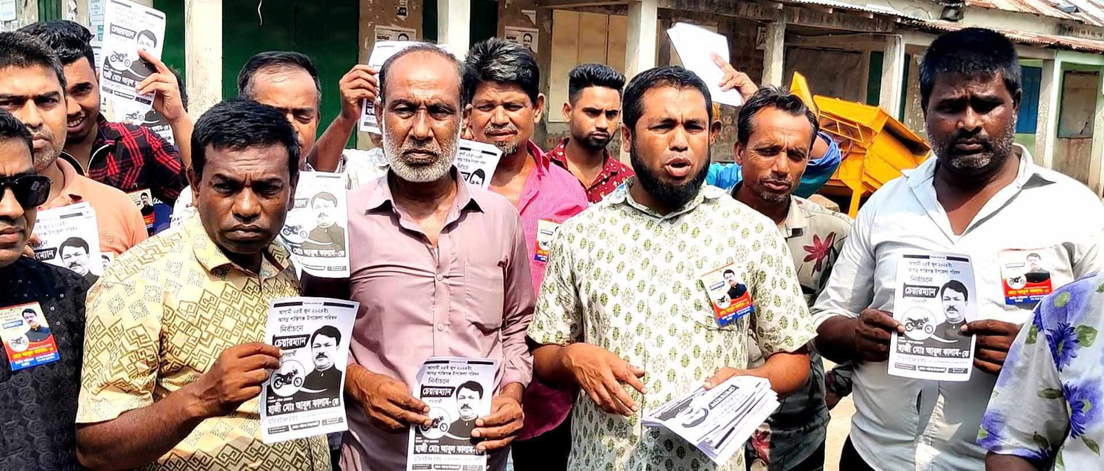শান্তিগঞ্জের বিভিন্ন গ্রামে চেয়ারম্যান প্রার্থী কালামের পক্ষে দিনব্যাপী গণসংযোগ