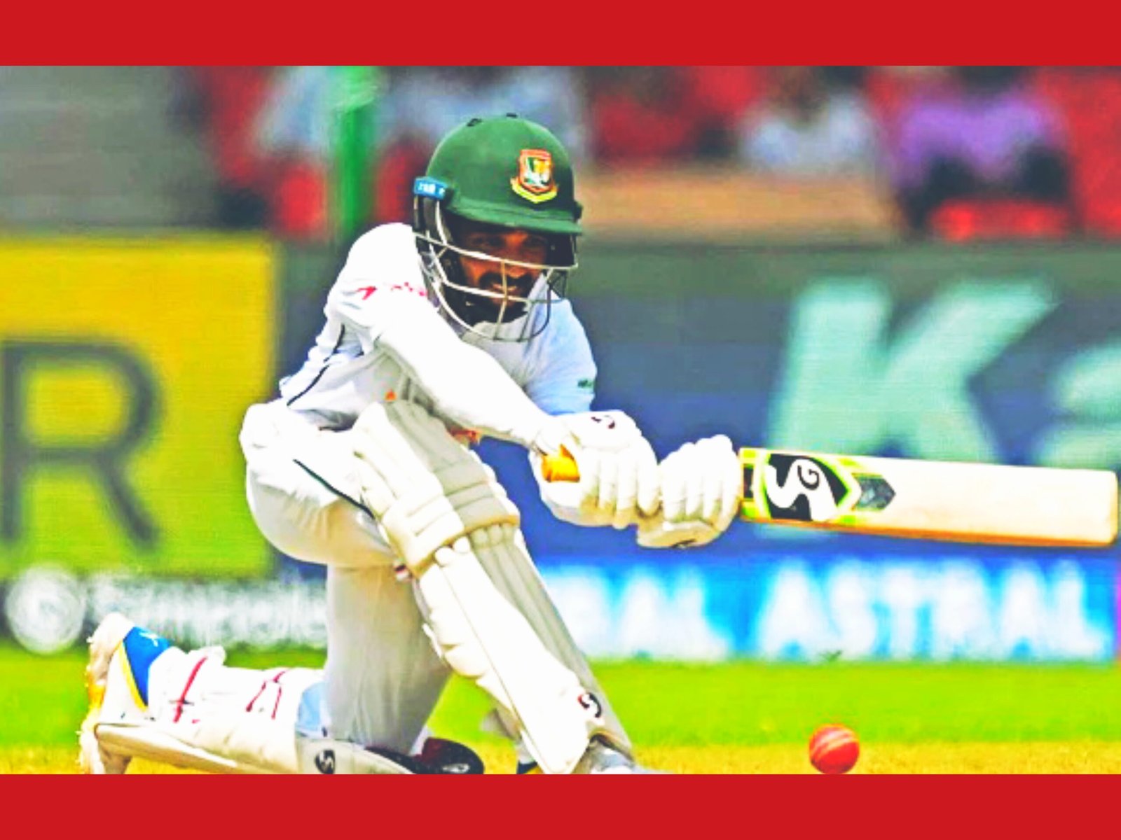 চতুর্থ দিন শেষ, ২৬ রানে পিছিয়ে বাংলাদেশ