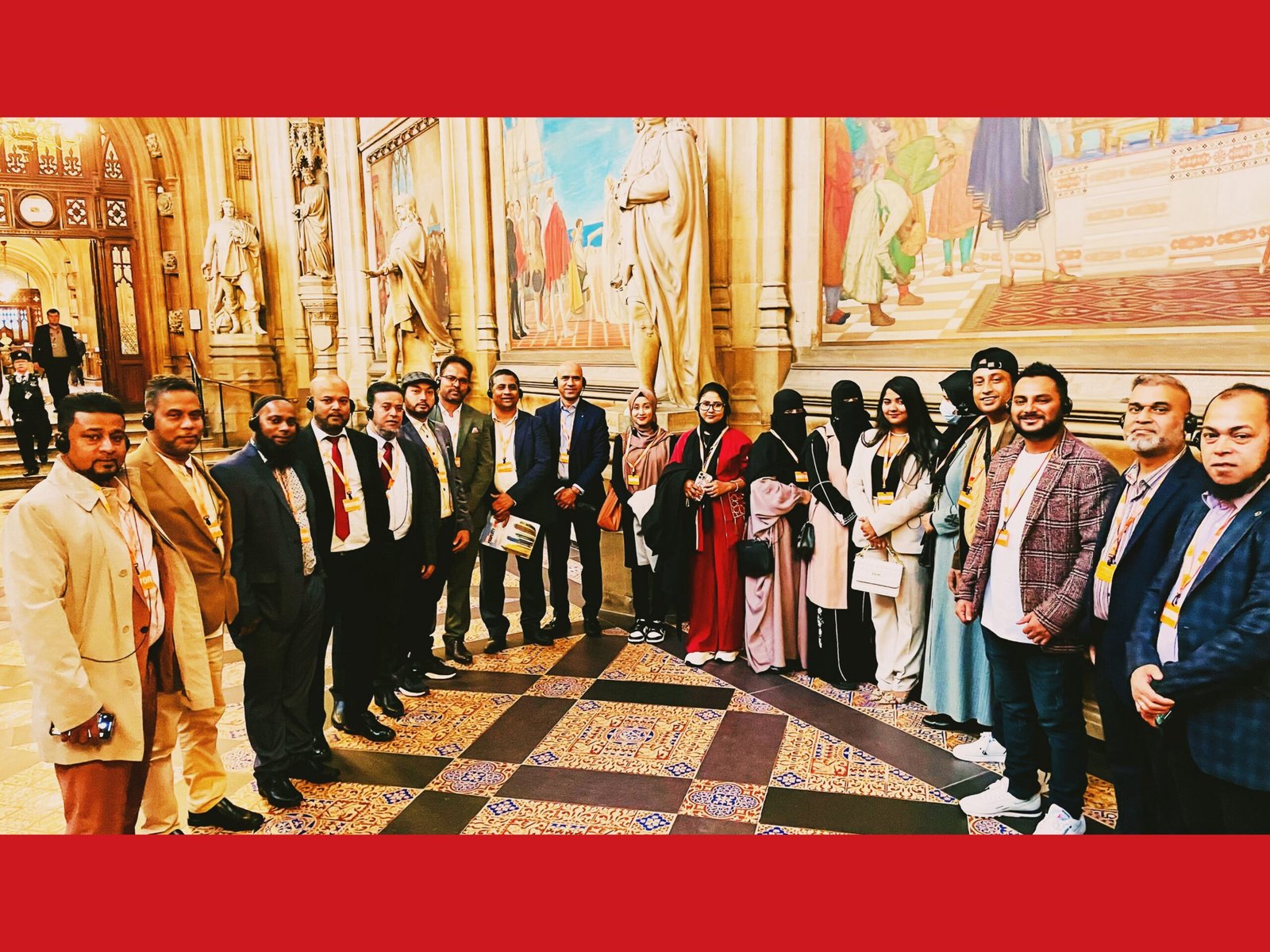 ব্রিটিশ হাউজ অব পার্লামেন্টে শিক্ষা সফরে গোলাপগঞ্জ উপজেলা সোশ্যাল ট্রাস্টের সদস্যরা