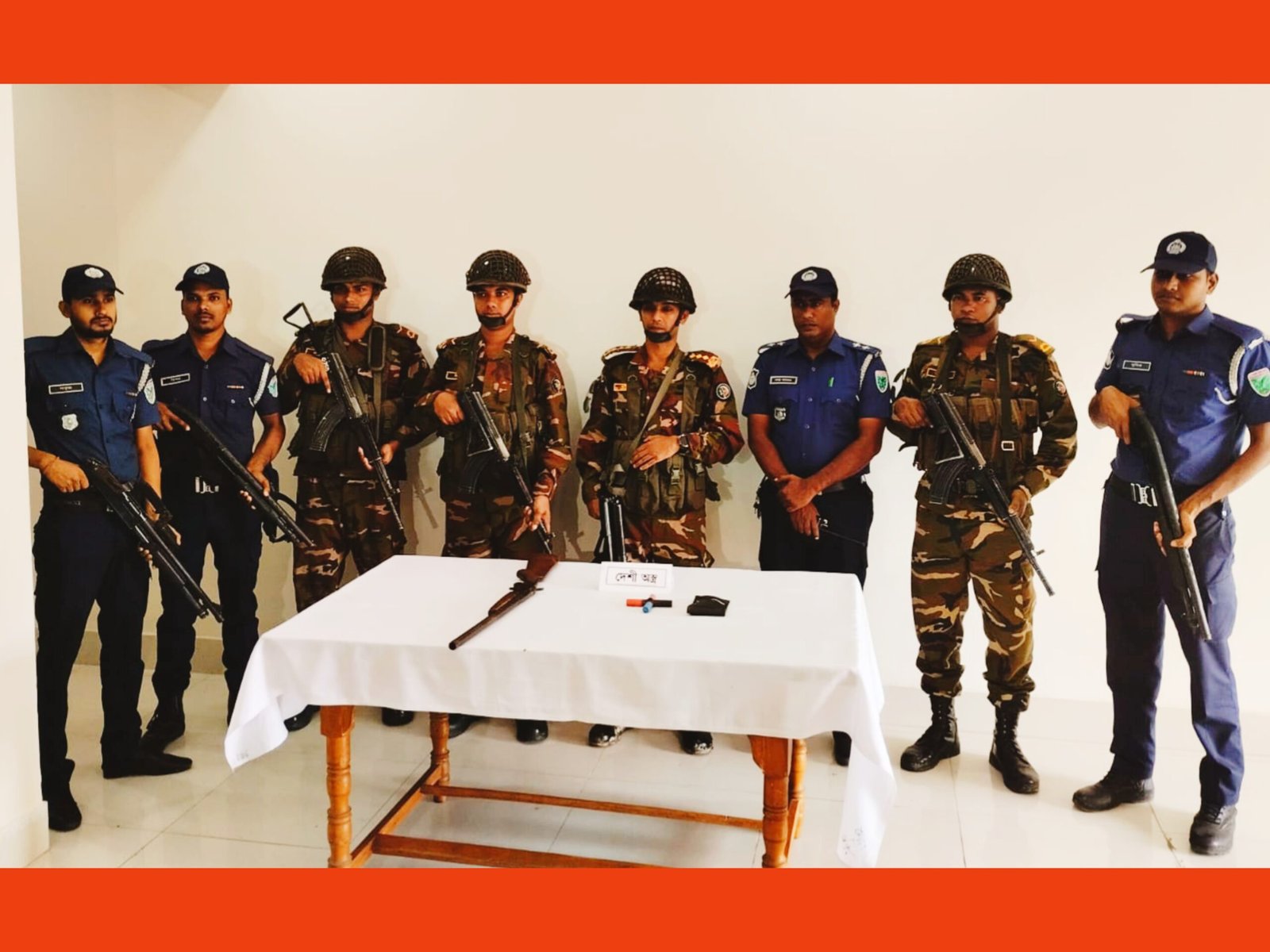 বালাগঞ্জে যৌথ বাহিনীর অভিযানে ৪টি গুলি সহ অস্ত্র উদ্ধার