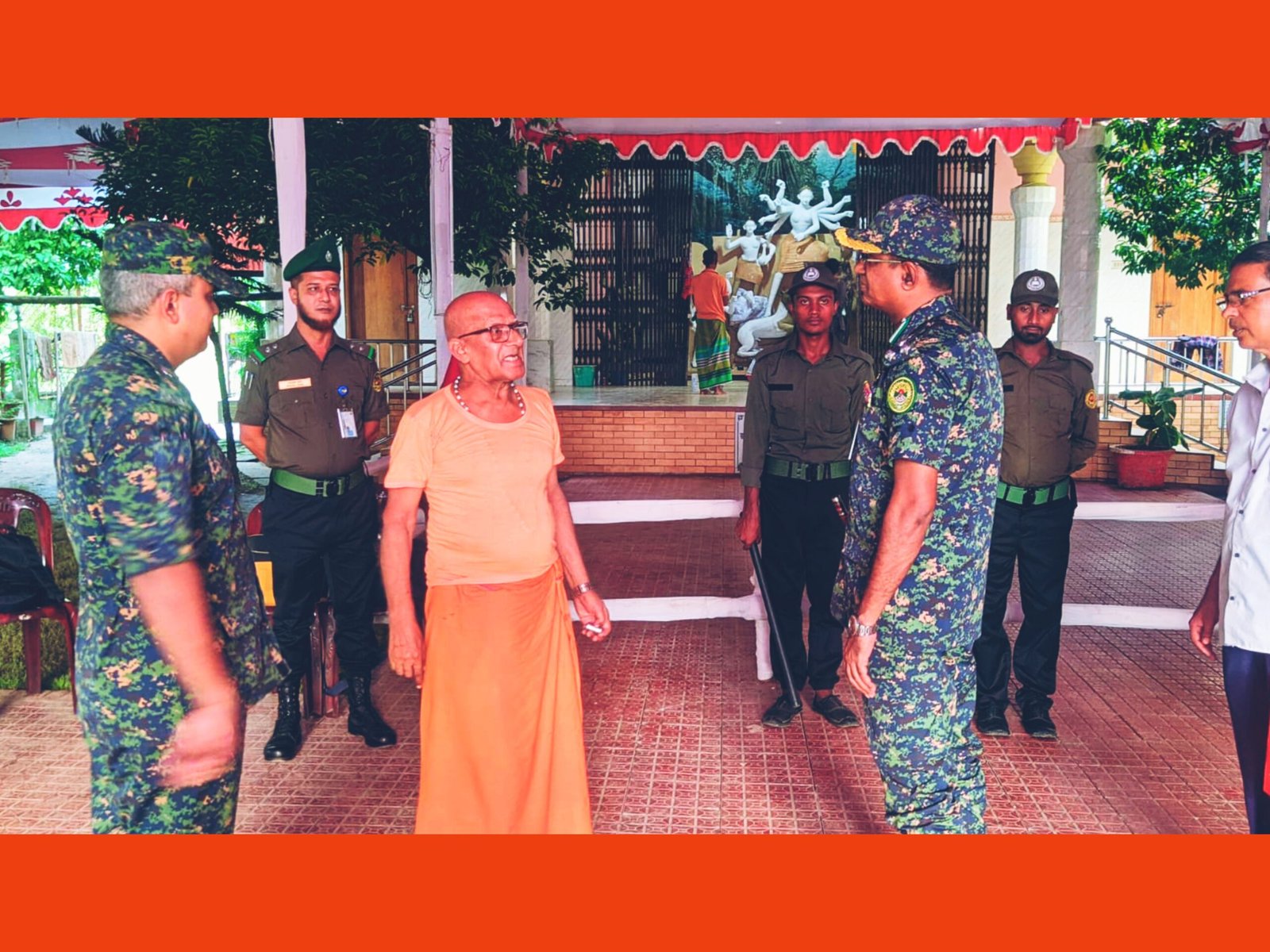 সিলেটে বিভিন্ন পূজা মন্ডপ পরিদর্শনে আনসার ও গ্রাম প্রতিরক্ষা বাহিনীর উপ-মহাপরিচালক