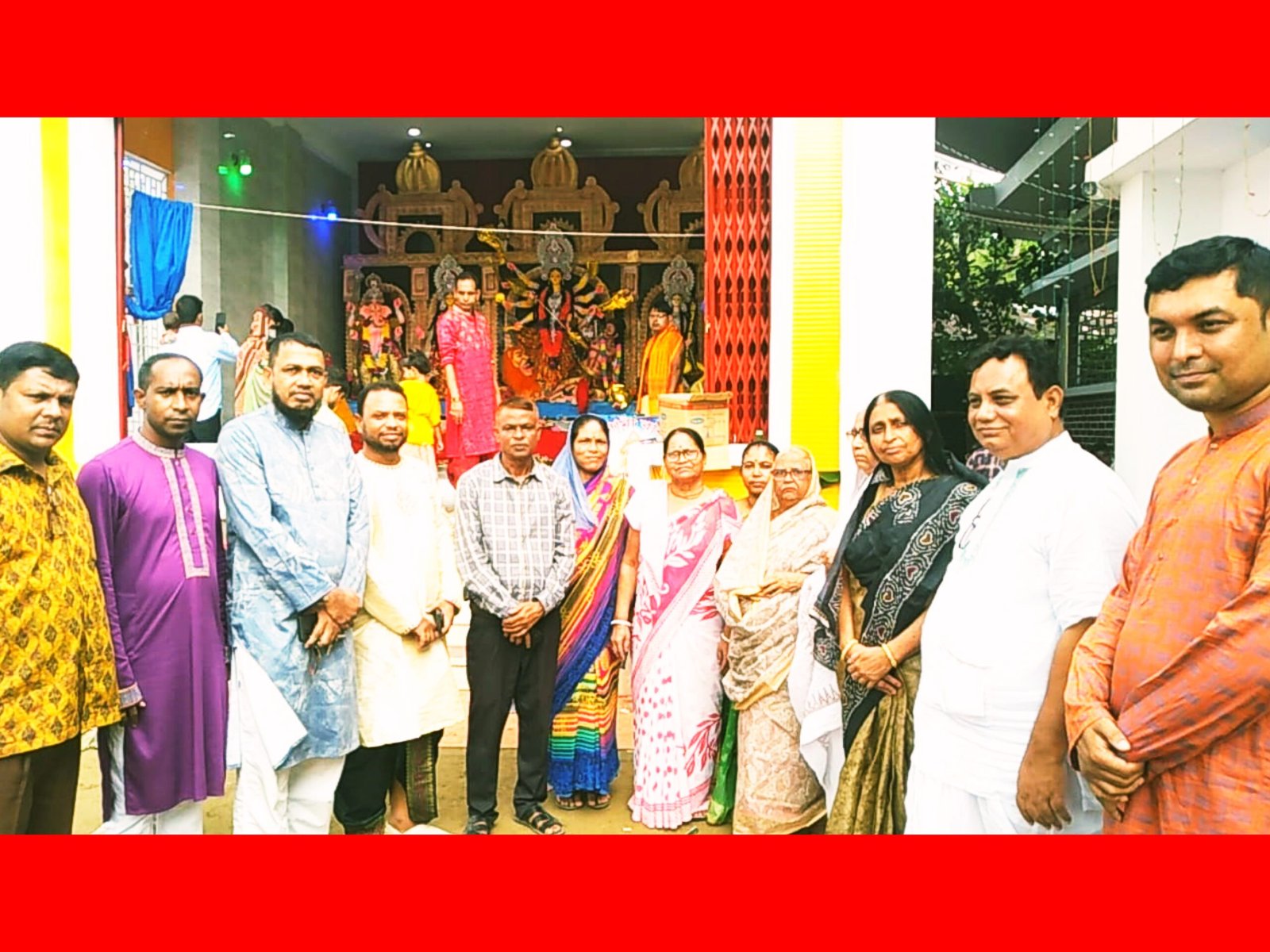 সিলেট ৮নং ওয়ার্ডের বিভিন্ন পূজামন্ডপ পরিদর্শন করেন সাবেক কাউন্সিলর প্রার্থী ফয়জুল হক