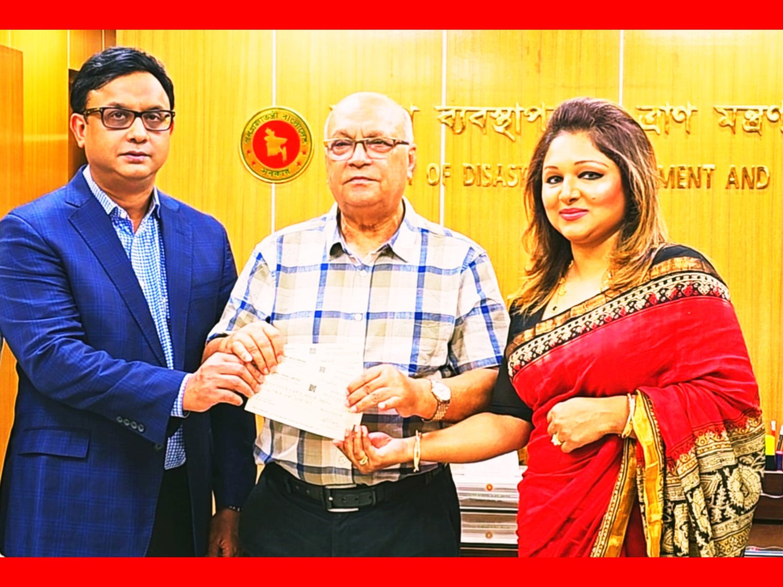 প্রধান উপদেষ্টার তহবিলে সাবেক এমপি শফি এ চৌধুরীর আড়াই কোটি টাকা অনুদান প্রদান