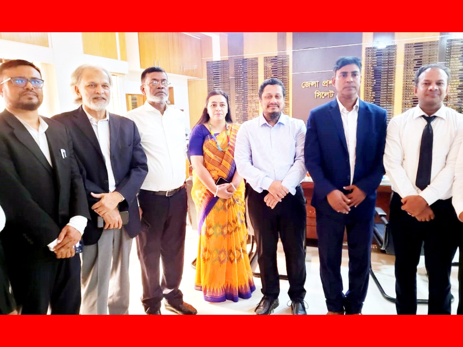 পিপি এ্যাড. এটিএম ফয়েজ উদ্দিন এর নেতৃত্বে জেলা প্রশাসক এর সাথে সাক্ষাৎ