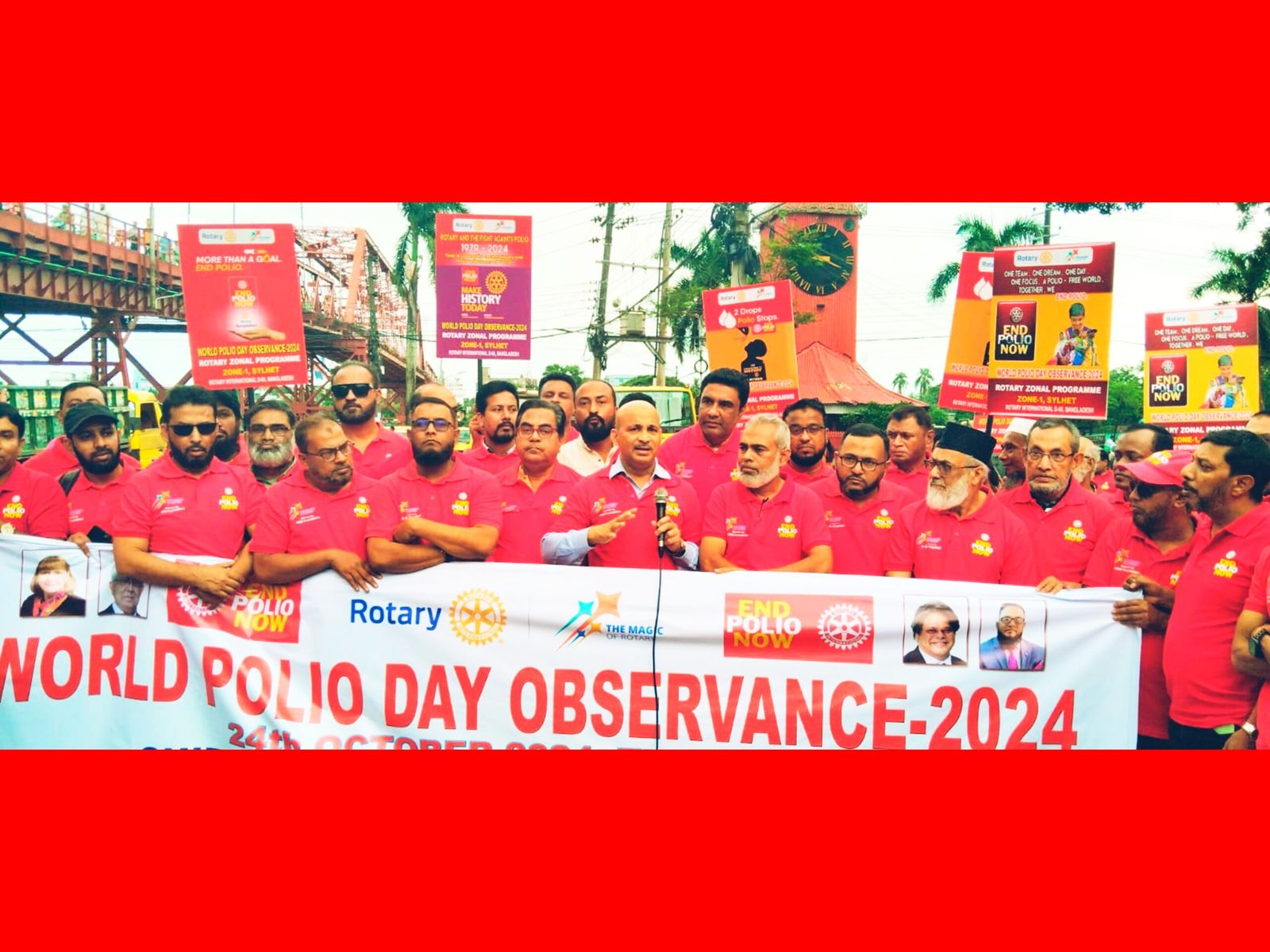 পোলিও একটা ওয়ার্ল্ড চ্যালেঞ্জ ছিল, সেই চ্যালেঞ্জ মোকাবেলায় রোটারিয়ানরা সফল হয়েছেন-আবু আহমদ ছিদ্দীকী