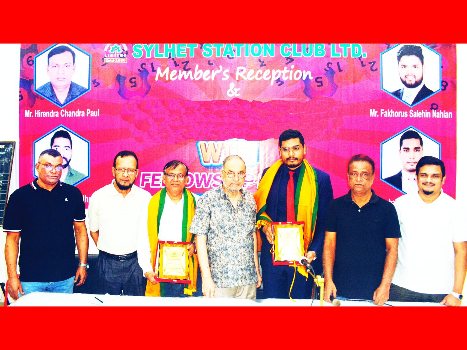 সিলেট স্টেশন ক্লাব’র নবাগত সদস্য বরণ
