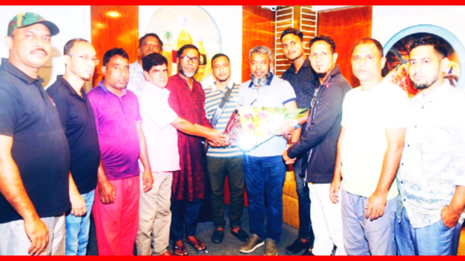 সাবেক চেয়ারম্যান এমদাদ হোসেন টিপুকে মেজরটিলা বিএনপির নেতৃবৃন্দের সংবর্ধনা
