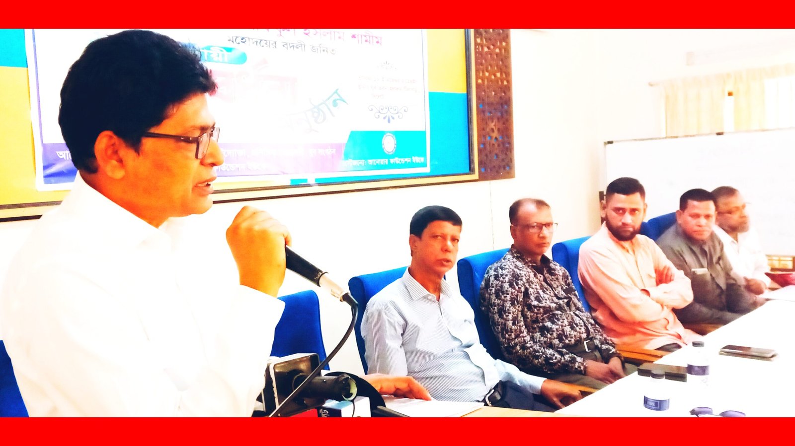 সিলেট যুব উন্নয়ন অধিদপ্তর উপপরিচালক শামীমকে বিদায়ী সংবর্ধনা