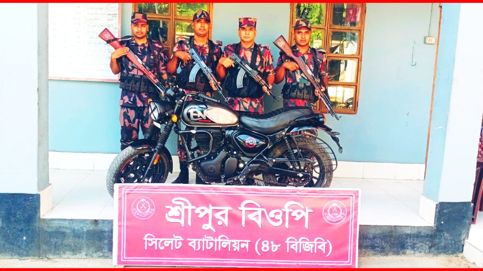 সিলেট সীমান্তে বিজিবি’র অভিযানে ৭০ লক্ষ টাকার চোরাই পণ্য আটক