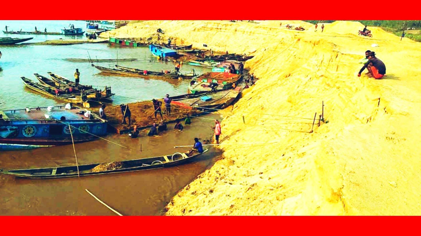 জাদুকাটাসহ সুনামগঞ্জের সকল বালি- পাথর মহাল ইজারা পদ্ধতি বাতিলের দাবিতে সমাবেশ