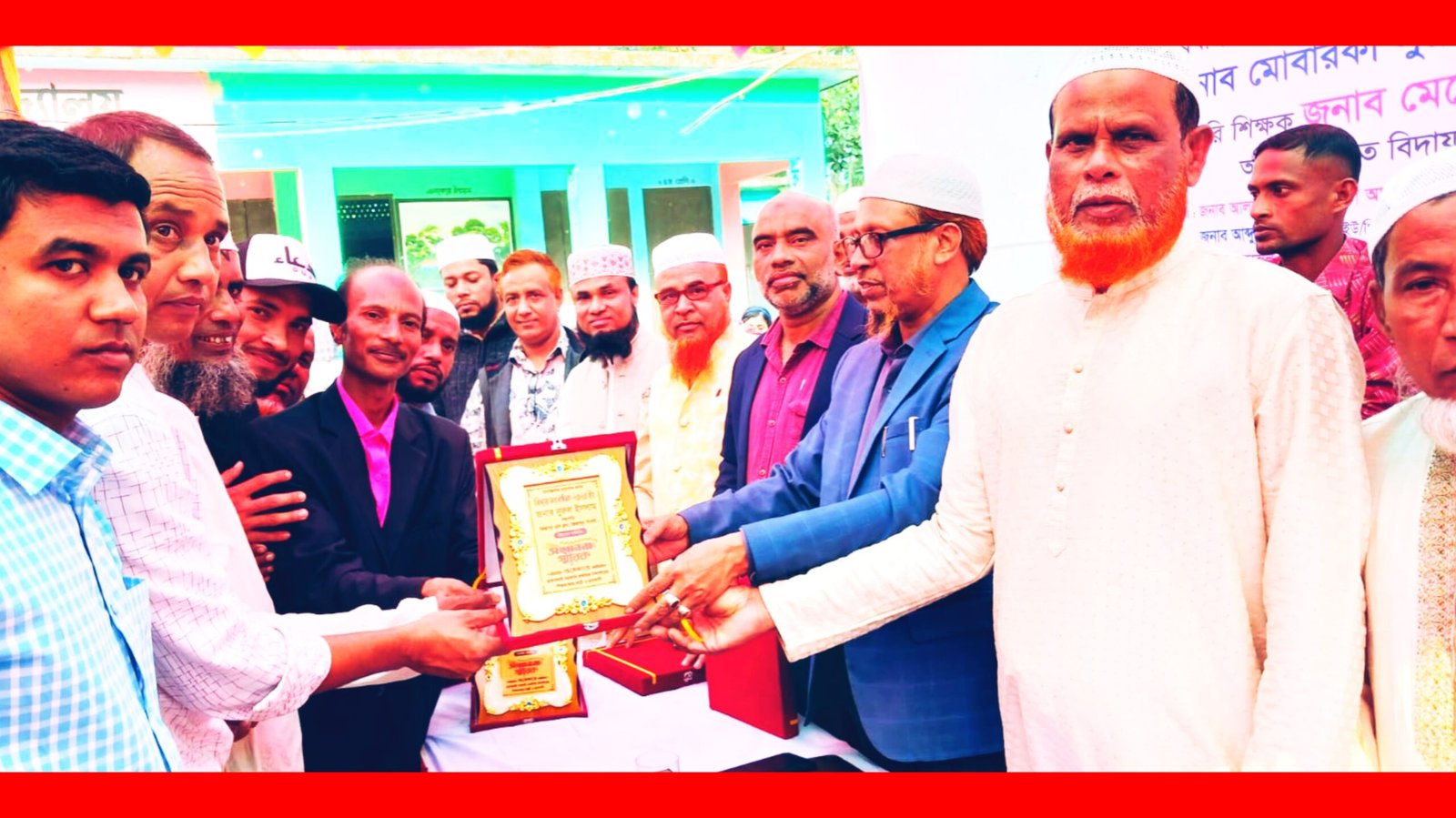 জৈন্তাপুরে শিক্ষিকা বদলী ও অবসর উপলক্ষে এক সংবর্ধনা সভা অনুষ্ঠিত 