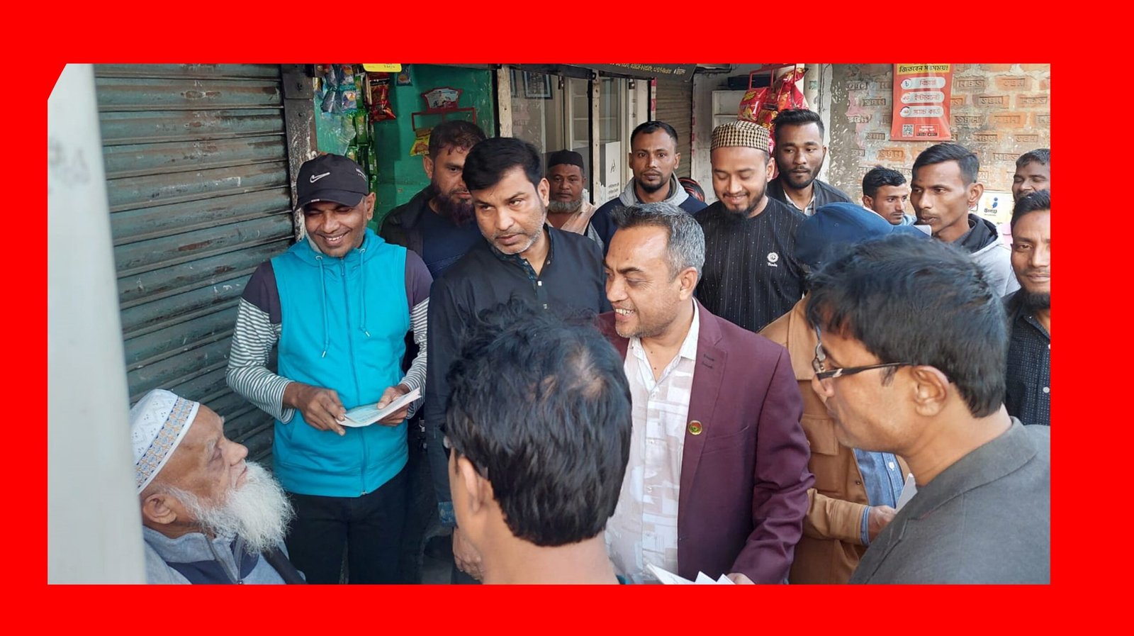 জিয়া ক্রিকেট টুর্নামেন্ট সফল করতে প্রচারপত্র বিলিন