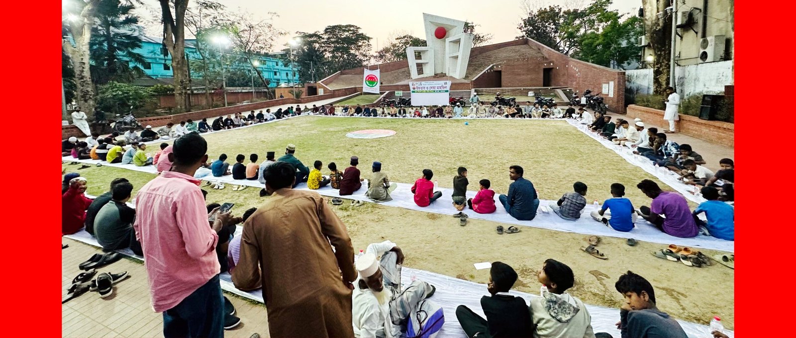 ছিন্নমূল পথশিশুদের সাথে সিলেটে ছাত্রদলের ইফতার ও দোয়া মাহফিল