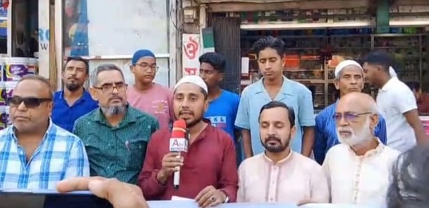 বিয়ানীবাজার উন্নয়ন সংগ্রাম পরিষদের মানববন্ধন সম্পন্ন