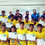 জেলা ক্রীড়া অফিস সিলেটের ‘মাসব্যাপী ফুটবল প্রশিক্ষণের সমাপনী ও সনদপত্র বিতরণ