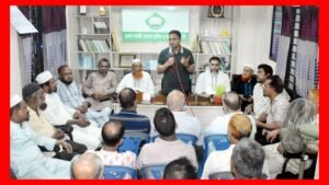 হাসান মার্কেট দোকান মালিক ও ব্যবসায়ী সমিতির বর্জ্য ব্যবস্থাপনা বিষয়ক মতবিনিময় সভা অনুষ্ঠিত