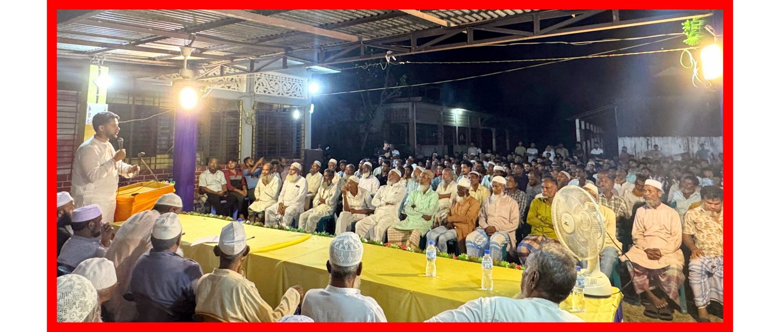 এলাকাবাসীর ভালোবাসায় সিক্ত ব্যারিস্টার জুনেদ
