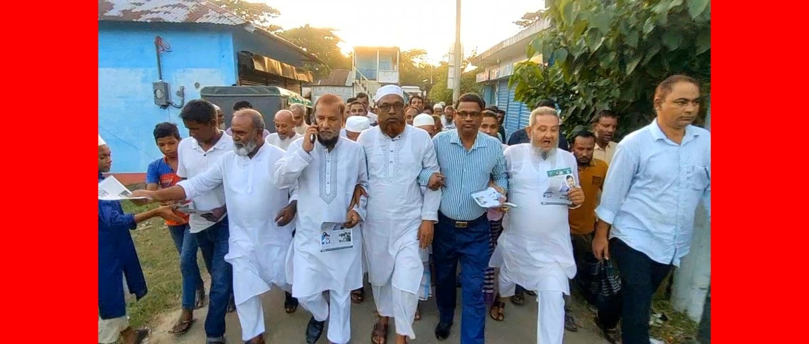 ওসমানীনগরে বিএনপির লিফলেট বিতরণ ও বিক্ষোভ মিছিল
