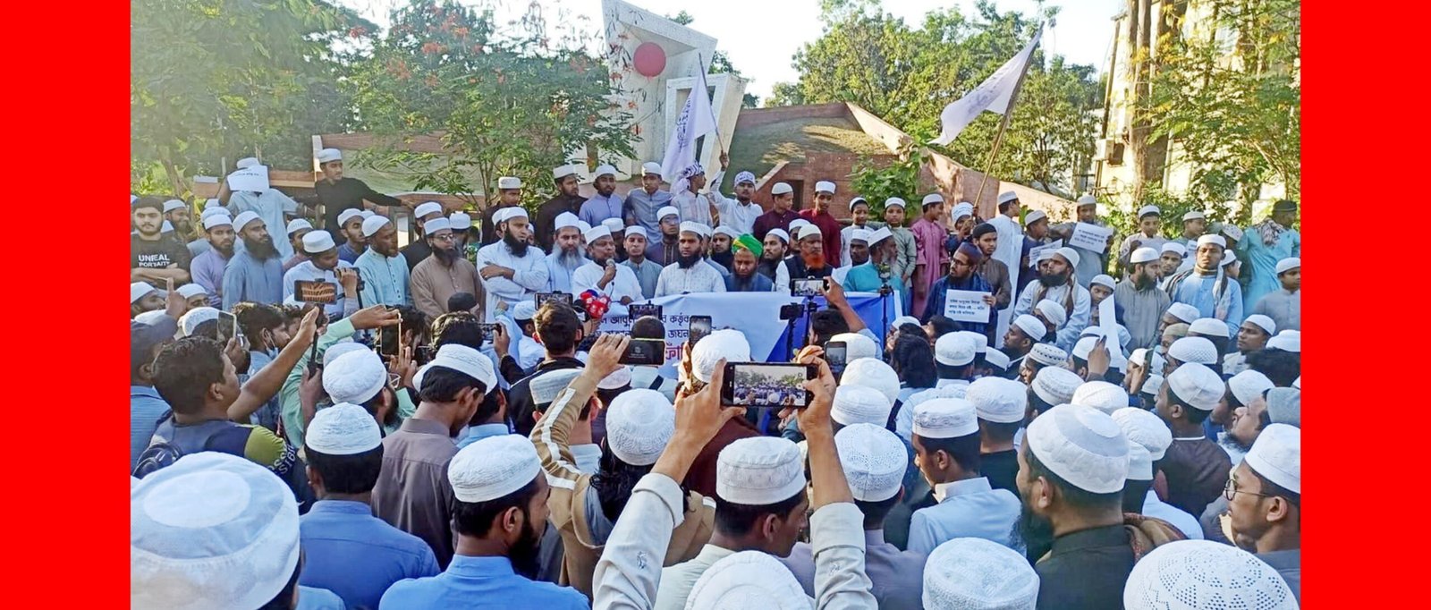 বাউল সরকারের ফাঁসির দাবিতে সিলেটে শাহজালাল রহ: তাওহিদি কাফেলার সমাবেশ
