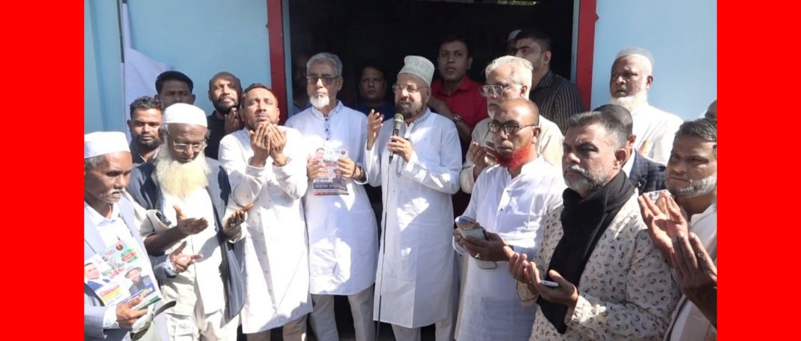 খালেদা জিয়ার রোগমুক্তির দোয়া চেয়ে মোল্লারগাঁওয়ে এম এ মালিকের গণসংযোগ