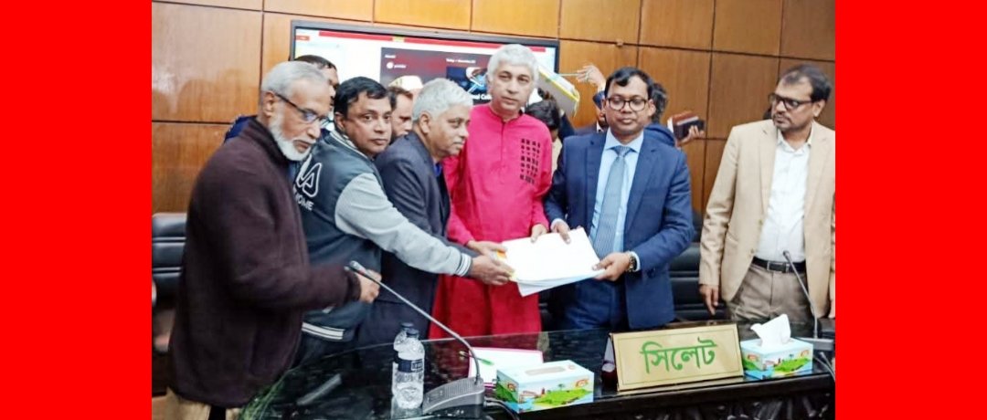 সিলেট-১ আসনে সিপিবি প্রার্থী এড. আনোয়ার হোসেন সুমন’র মনোনয়ন পত্র জমা