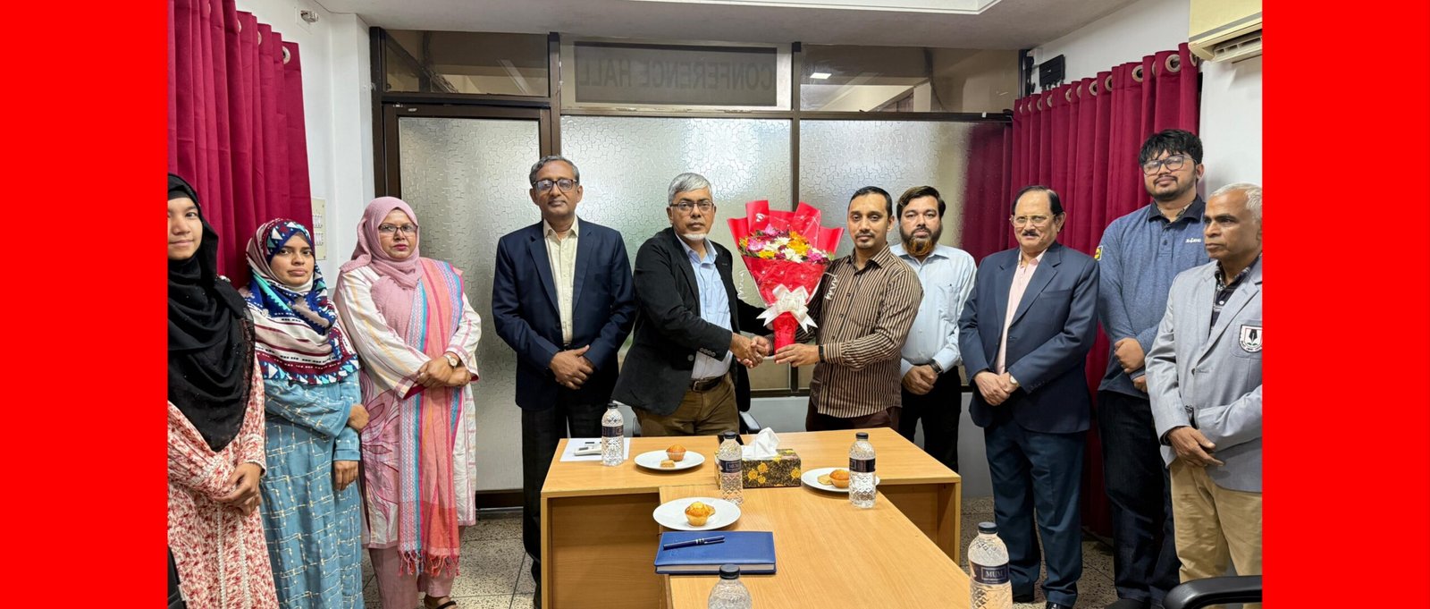 নর্থ ইস্ট ইউনিভার্সিটিতে নব নিযুক্ত ডিনদের সংবর্ধনা অনুষ্ঠিত