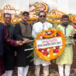 বৃহত্তর ময়মনসিংহ সমিতি সিলেটের পক্ষ থেকে শহীদ মিনারে ভাষা শহীদদের প্রতি শ্রদ্ধা নিবেদন