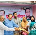 সিলেটে ৫নং ওয়ার্ড মহিলা দলের ঈদ উপহার বিতরণ