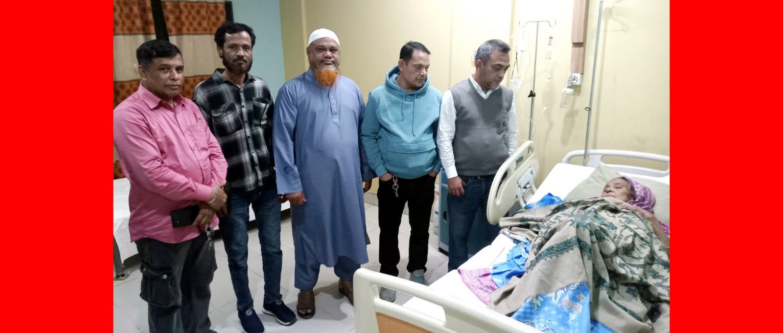 সিলেট মহানগর যুবদল নেতা তানিমের মায়ের অসুস্থতায় হাসপাতালে যুবদল নেতৃবৃন্দ