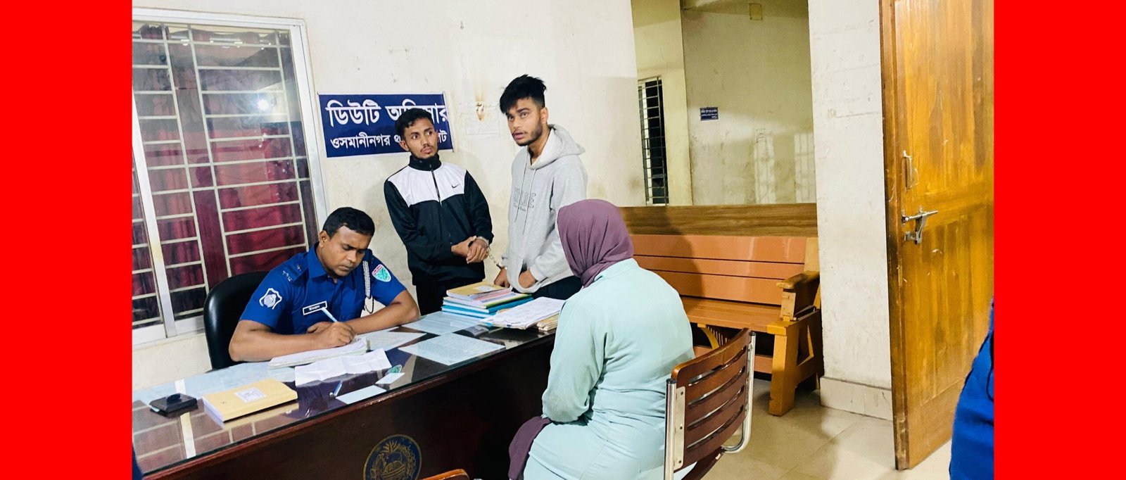 ওসমানীনগরে প্রবাসীর ফাঁকা বাড়িতে ‘অনৈতিক কর্মকাণ্ড : যুবতীসহ আটক ৩