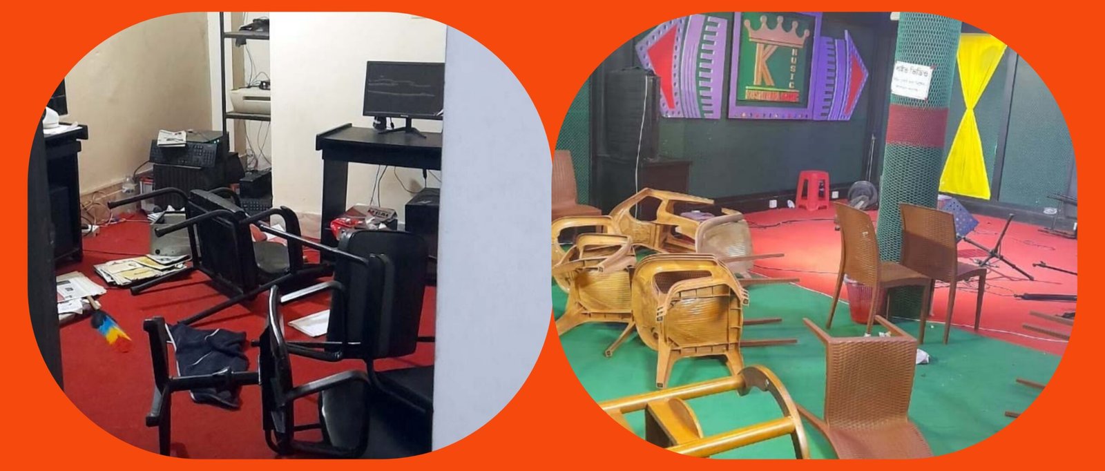 সিলেটে ‘সবুজ সিলেট’ কার্যালয়ে সন্ত্রাসী হামলা ও লুটপাট-ভাঙচুর