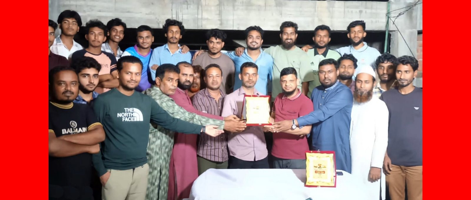 শাহপরানে বাহুবল ইউনিক ক্লাব কতৃক প্রবাসী কামাল হোসেন সংবর্ধিত