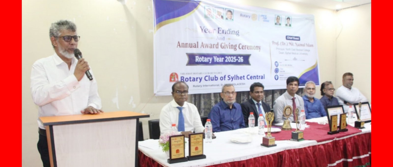 মানবসেবা ও সামাজিক উন্নয়নে রোটারিয়ানদের অবদান অনস্বীকার্য: ডা: মোহাম্মদ নাজমুল ইসলাম